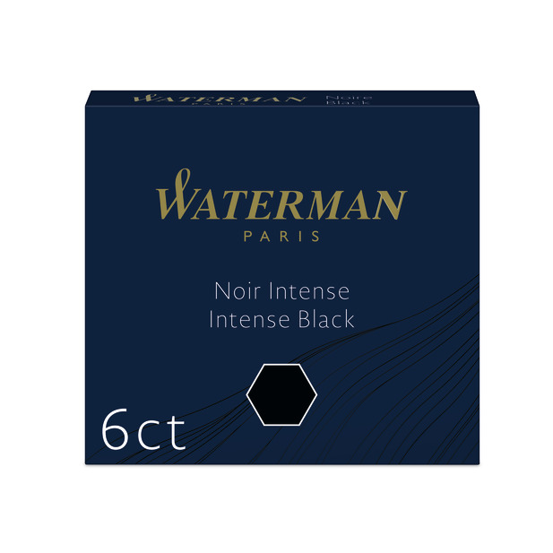 Naboje atramentowe Waterman International 6szt. czarne